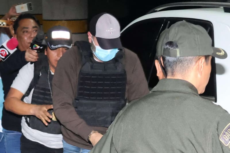 Cerimedo, detenido en Bolivia. (Foto: EFE/Juan Carlos Torrejon).