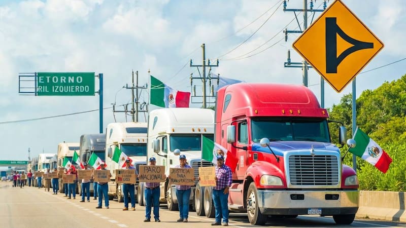 Marcha nacional de la ANTAC en México
