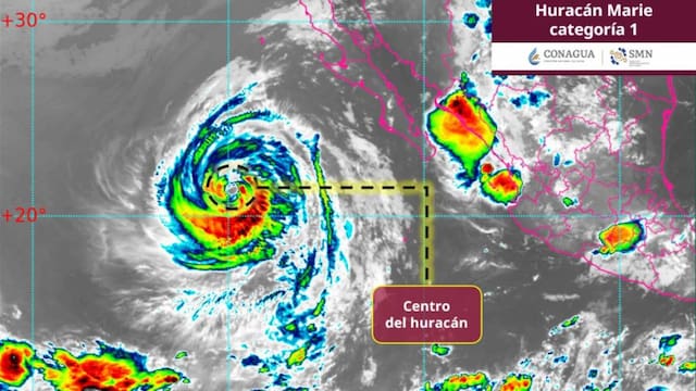 Alerta meteorológica | La fuerza del huracán Marie amenaza las costas mexicanas este fin de semana
