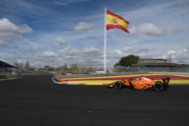 Trazado de 'Madring', circuito completamente nuevo que el próximo 11 al 13 de septiembre acogerá el Gran Premio de España.