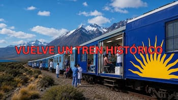 Vuelve un tren histórico: tras años de abandono, recorrerá el país y el servicio será gratuito