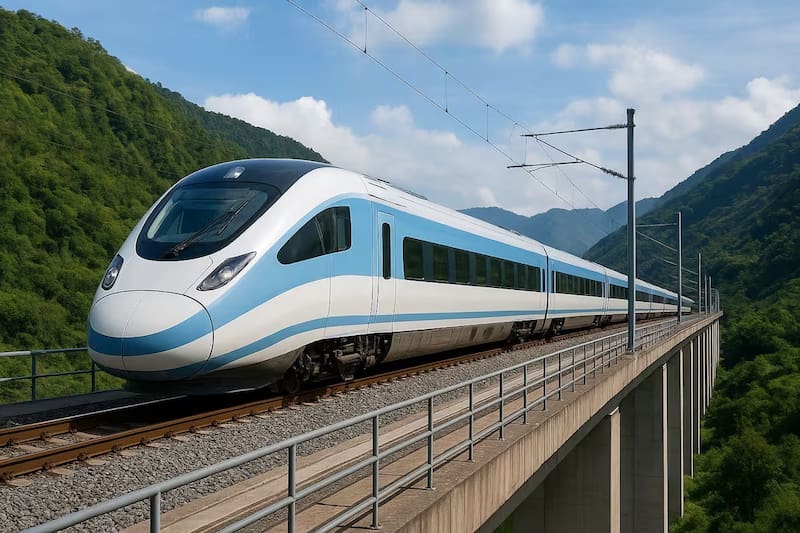 El tren promete reducir los tiempos de viaje.