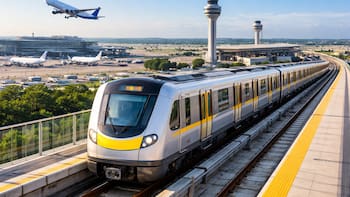La ciudad de Latinoamérica que logró integrar sus dos principales aeropuertos mediante una extensa red de trenes