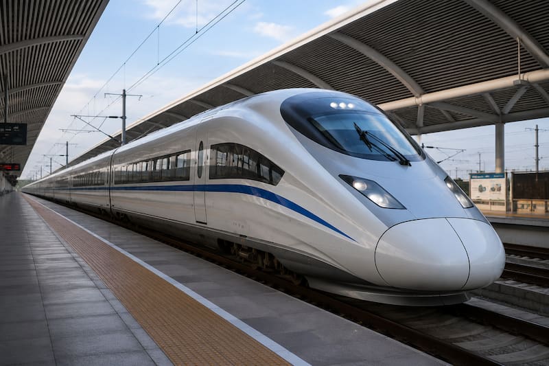 El novedoso tren bala se construirá en Brasil.