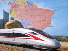 Construyen el tren bala más rápido de América Latina: irá a más de 350 km/h y conectará las dos ciudades más importantes de la región en minutos