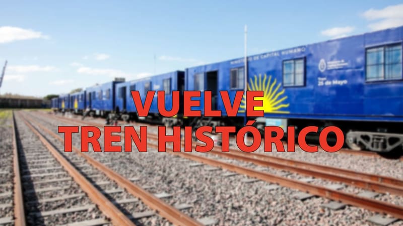 El Ministerio de Capital Humano, a través de la Secretaría de Niñez, Adolescencia y Familia, puso en funcionamiento el Tren 25 de Mayo. Foto: Gobierno de Chaco.