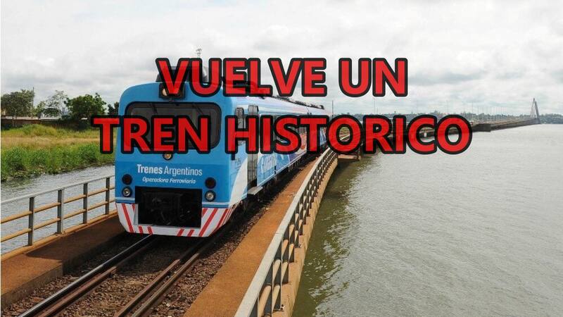 Vuelve un tren histórico al país.