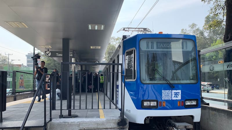 Servicio de transporte del Tren Ligero en México. Fuente: archivo