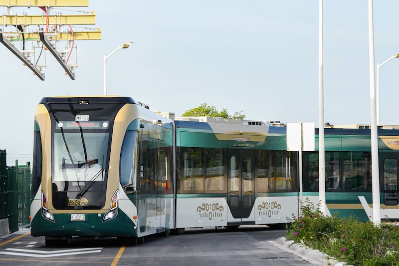 Servicio de larga distancia el Tren Maya para las vacaciones de invierno