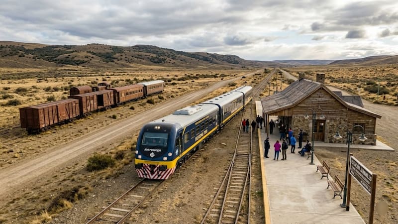 Esta nueva obra reactivará un histórico tren de la Patagonia.