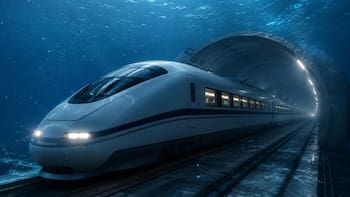Una potencia militar planea construir el tren submarino de 250 km/ h más largo del mundo: será una de las obras más peligrosas y exigentes del siglo