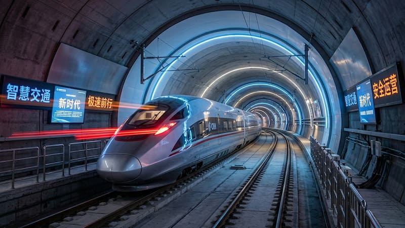 La tuneladora ya excavó más de 10 kilómetros del tramo submarino del Jintang Undersea Tunnel, una de las obras ferroviarias más ambiciosas de China.