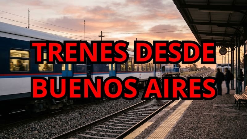 Trenes de larga distancia desde Buenos Aires: horarios, precios y cambios en los servicios a partir de septiembre.