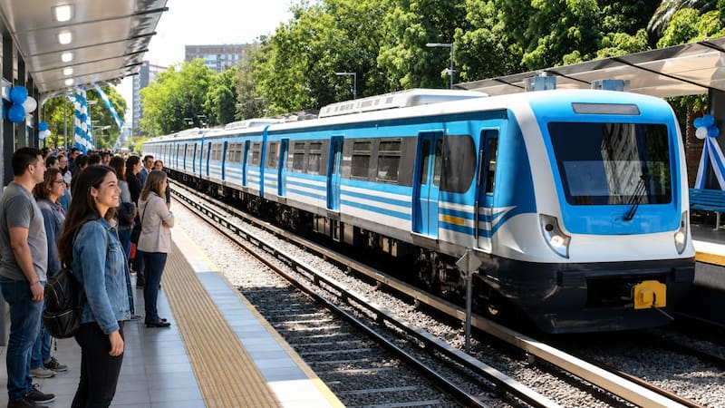 Tras años de espera, inauguran tres trenes en Buenos Aires para conectar la CABA con el Conurbano: será con un ramal de 80 kilómetros de extensión.