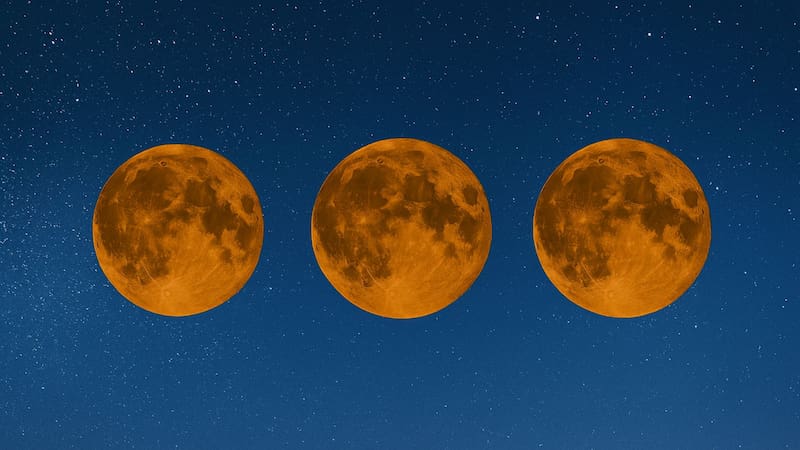 tres superlunas