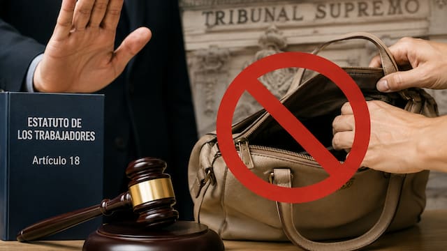 El Supremo confirma que una empresa no puede registrar el bolso de un trabajador aunque salte la alarma antirrobo: solo en estos casos