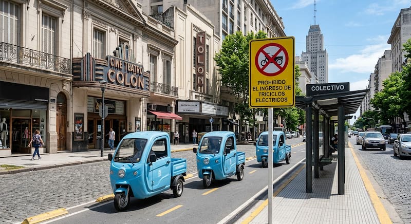 Quiénes podrán usar los triciclos eléctricos.