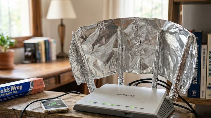 Poner papel aluminio en el módem de WiFi: para qué sirve y por qué lo recomiendan (foto: archivo).