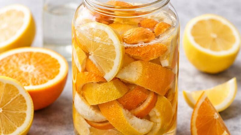 Cáscaras de limón y naranja con vinagre: para qué sirve esta poderosa mezcla y por qué recomiendan hacerla (foto: archivo).