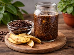 Combinar café utilizado con cáscara de banana y agua | Para qué se utiliza y por qué lo aconsejan