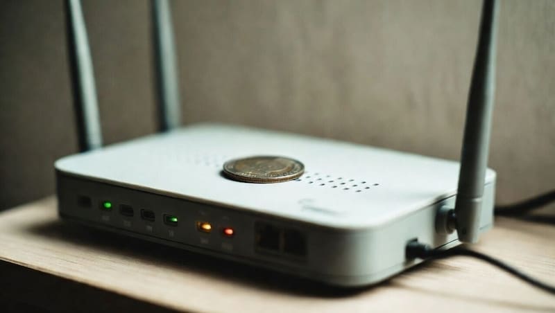 Poner una moneda arriba del módem de WiFi: para qué sirve y por qué recomiendan hacerlo (foto: archivo).
