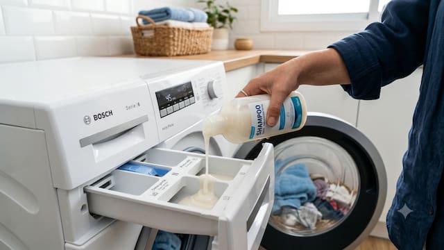 Tirar shampoo en la lavadora: para qué sirve y por qué todos recomiendan hacerlo