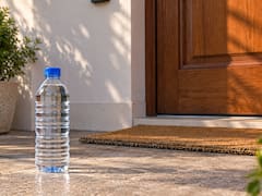 Colocar una botella de plástico llena de agua en la puerta del jardín de casa: para qué sirve y por qué miles lo usan en sus hogares