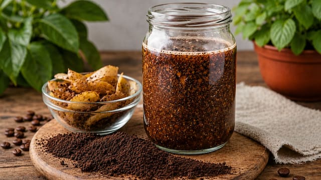 Mezclar cáscara de papa con café usado y bicarbonato: para qué sirve y por qué lo recomiendan siempre