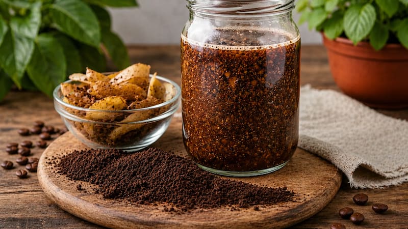 Combinar cáscara de papa con café utilizado y bicarbonato: para qué se utiliza y por qué lo aconsejan siempre.