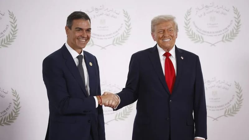 Trump asegura que la economía de España marcha “mal” y se lamentó: “Es triste de ver”. Foto: EFE