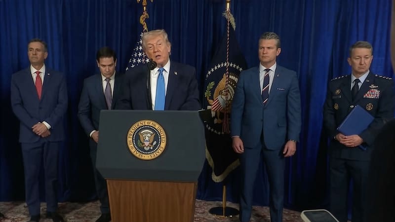 NOTICIAS ARGENTINAS BAIRES, ENERO 3: El presidente de Estados Unidos, Donald Trump, brinda una conferencia de prensa tras la captura del dictador Nicolás Maduro. FOTO: FOTOSPUBLICAS