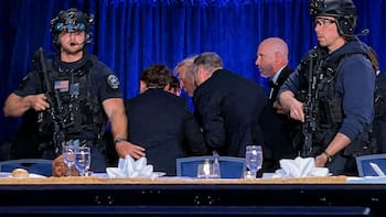 Evacuaron a Trump tras un tiroteo en la cena de corresponsales de la Casa Blanca