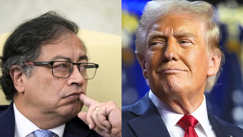 Petro vinculó las amenazas y los insultos de Donald Trump con un intento de influir en las elecciones presidenciales de 2026. (Fuente: Archivo)