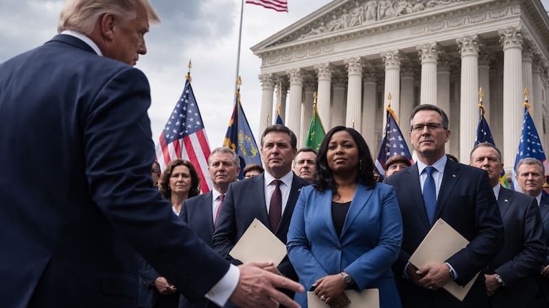 Los estados acusan a Trump de abusar una vez más de una ley estadounidense. Alegan que no está autorizado a invocar la Sección 122 para imponer aranceles con el fin de abordar los déficits comerciales, y que esta nunca se ha utilizado para imponer gravámenes.