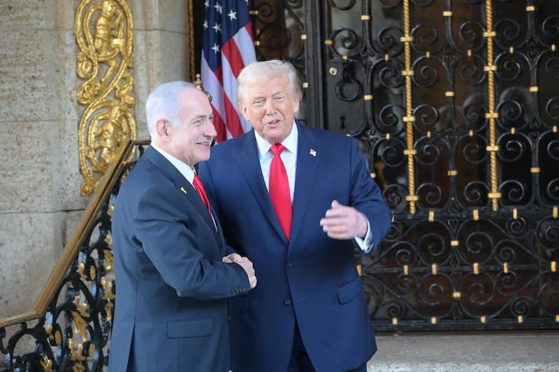 (Foto de ARCHIVO)
December 29, 2025, Palm Beach, Florida, USA: President DONALD TRUMP welcomes Israeli Prime Minister BENJAMIN NETANYAHU to Mar-a-Lago in Palm Beach, Florida.