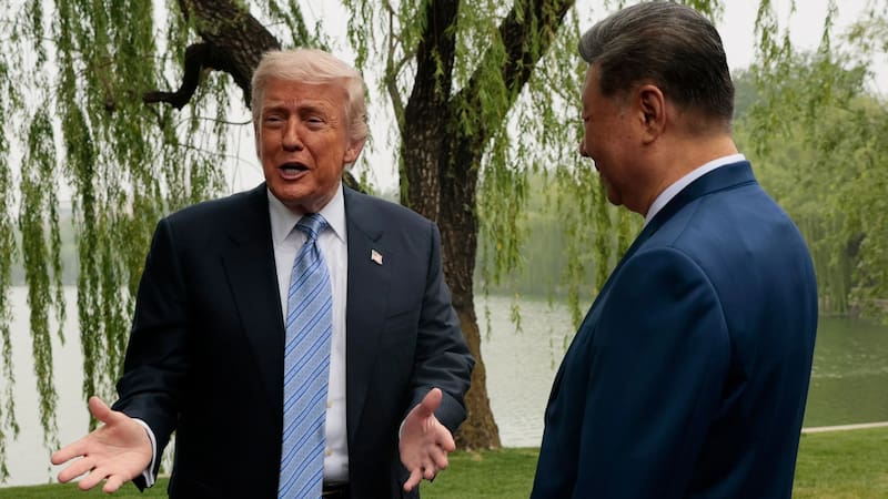 Trump declaró que aún no había decidido si una importante venta de armas estadounidenses a Taiwán podía seguir adelante.