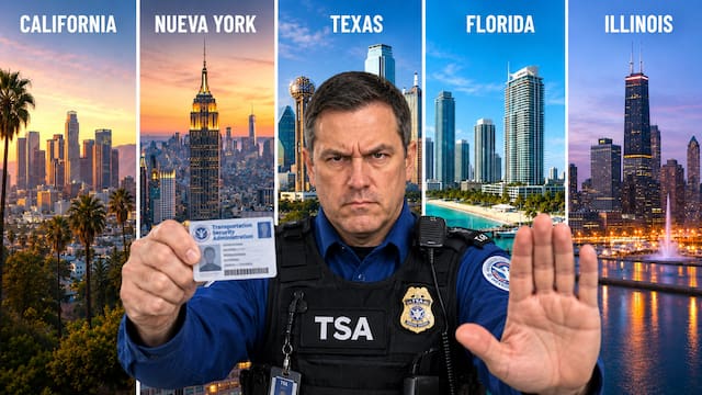 Información oficial | California, Nueva York, Texas, Florida e Illinois prohibirán los vuelos a todas las personas que no puedan mostrar este documento en el aeropuerto