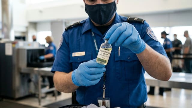 La TSA permite viajar con medicamentos líquidos de más de 100 mililitros en el equipaje de mano: qué condiciones deben cumplir