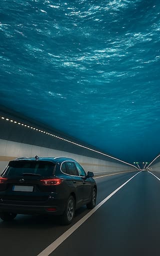 Construyen túnel bajo el mar más largo del mundo: conectará dos continentes y promete reducir los viajes de horas a solo minutos