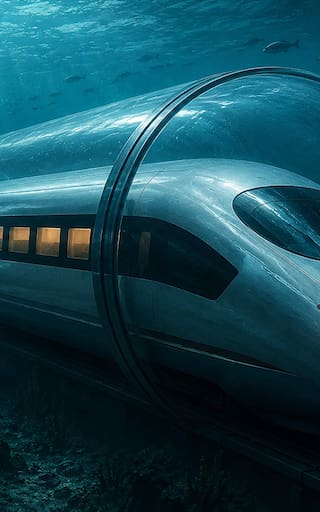 Construyen el tren submarino de alta velocidad más largo del mundo: irá debajo del océano y conectará dos penínsulas en minutos