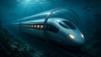 Construyen el tren submarino de alta velocidad más largo del mundo: irá debajo del océano y conectará dos penínsulas en minutos