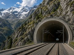 La obra del siglo | Perforan una masa de roca de 275 metros de altura para el túnel ferroviario más largo del mundo