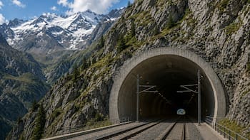 El túnel de 40 kilómetros que atraviesa montañas y lleva más de dos décadas en construcción: el impactante motivo por el que no se termina