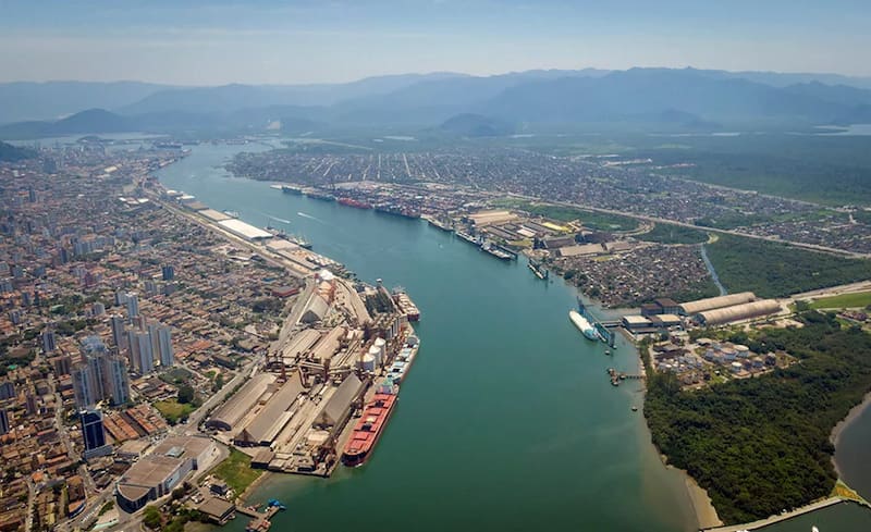 Esta es la ubicación dónde se construirá el túnel submarino en Brasil (Fuente: archivo).