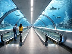 Así es el túnel peatonal que abrirá en el canal más concurrido del mundo: está 65 metros bajo el nivel del mar, se extiende por 5 kilómetros y costará 2 millones de dólares