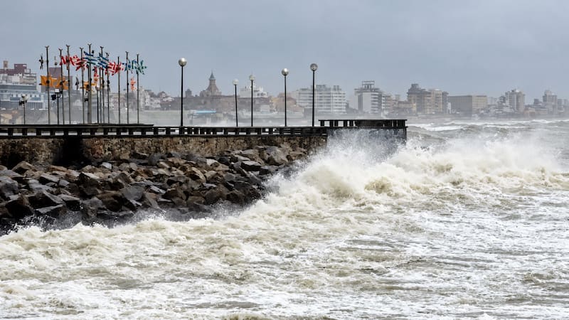 Pese al clima, Mar del Plata fue uno de los destinos más elegidos.
