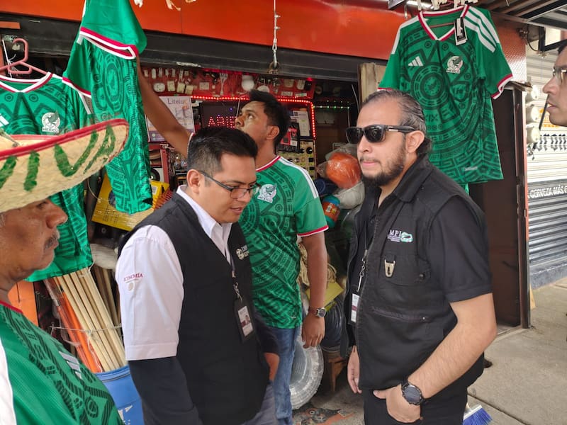El IMPI informó que los recorridos forman parte de una estrategia preventiva para detectar y retirar mercancía que infrinja derechos de propiedad industrial.