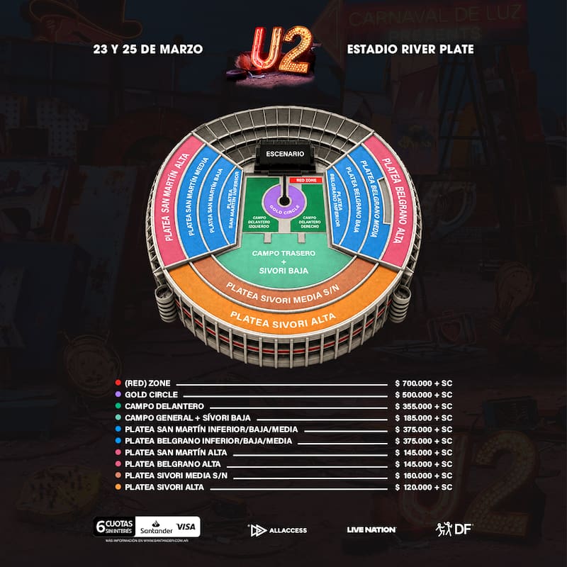U2 en Argentina, The Greatest Show on Earth