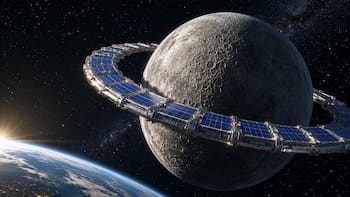 Construirán un anillo solar gigante alrededor de la Luna: enviará energía limpia a la Tierra y será el orgullo de este país
