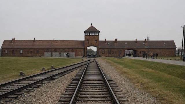 Un colombiano expulsado de Polonia por realizar un saludo nazi en Auschwitz: no podrá viajar a Europa por 5 años